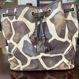 Dooney and Bourke drawstring bucket bag, medium.